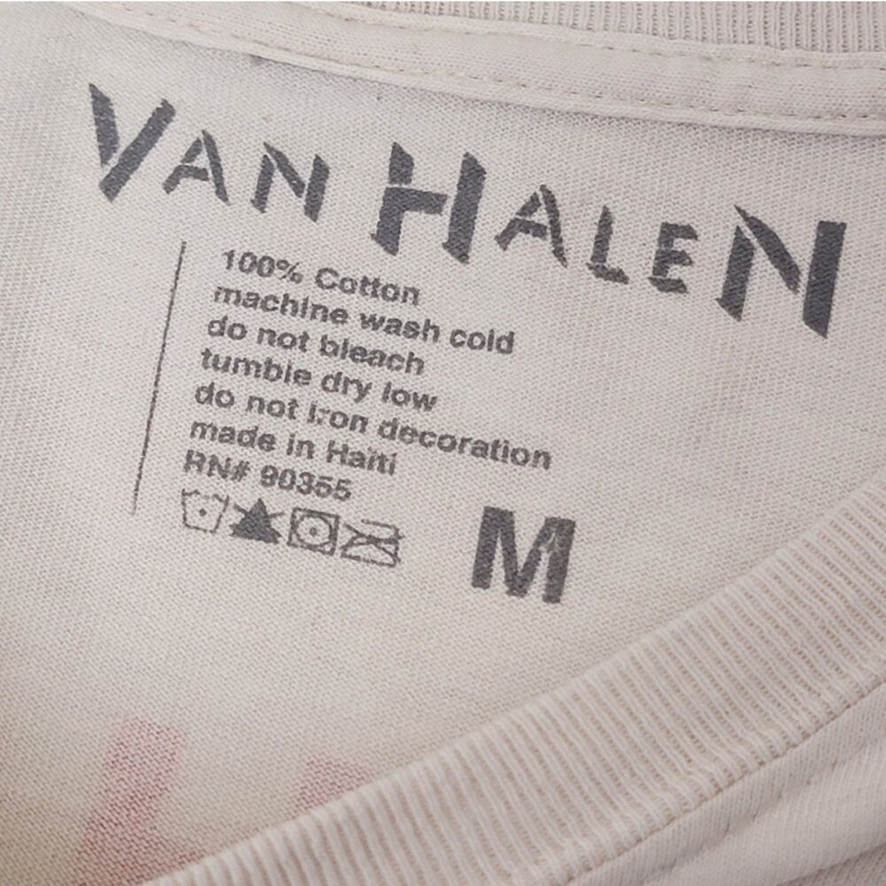 Van Halen 1979 Tour Graphic T-Shirt Size Medium Tee Vintage Rock Music Skater - Picture 3 of 9